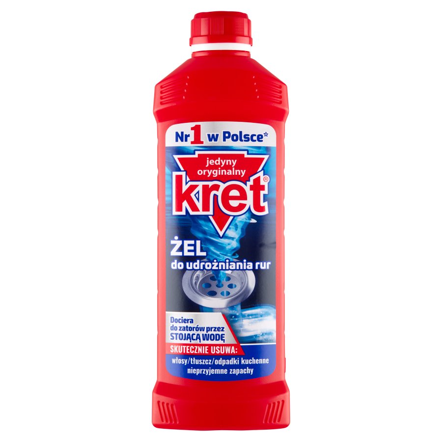 Płyn do udrażniania Kret w żelu 500 ml | biuroweokazje.pl | Kup wyjątkowo!