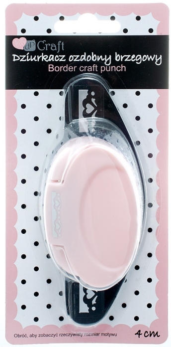Dziurkacz ozdobny brzegowy 4 cm serca | biuroweokazje.pl | Kup online!