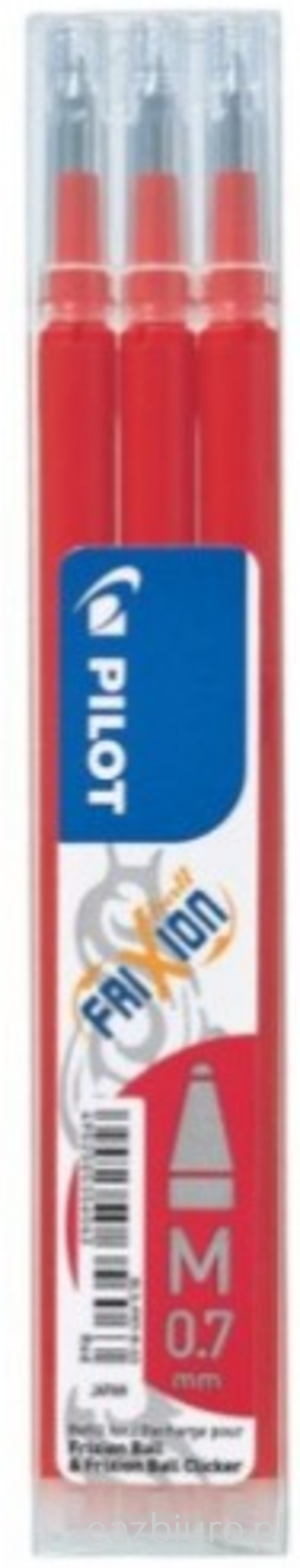 Wkład do długopisu wymazywalnego Pilot frixion czerwony 3 sztuki | biuroweokazje.pl | Sprawdź ofertę!