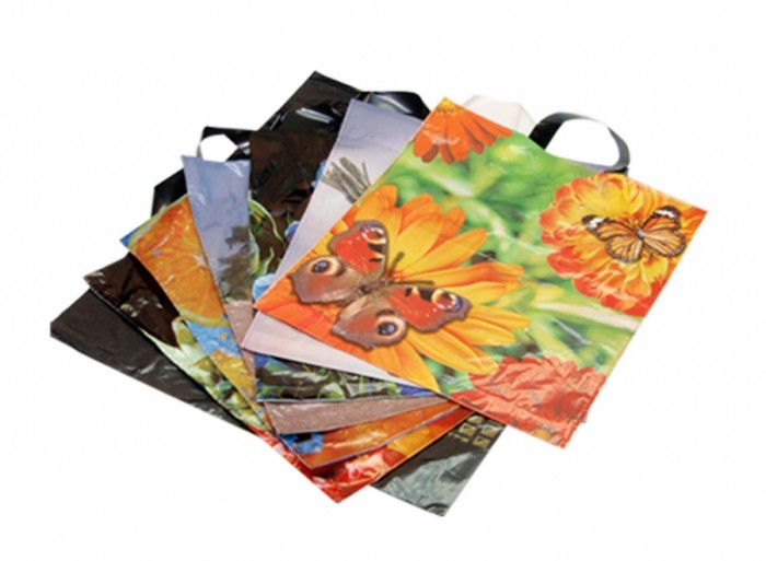 Reklamówka mix z rączką in ldpe | biuroweokazje.pl | Kup bez ryzyka!