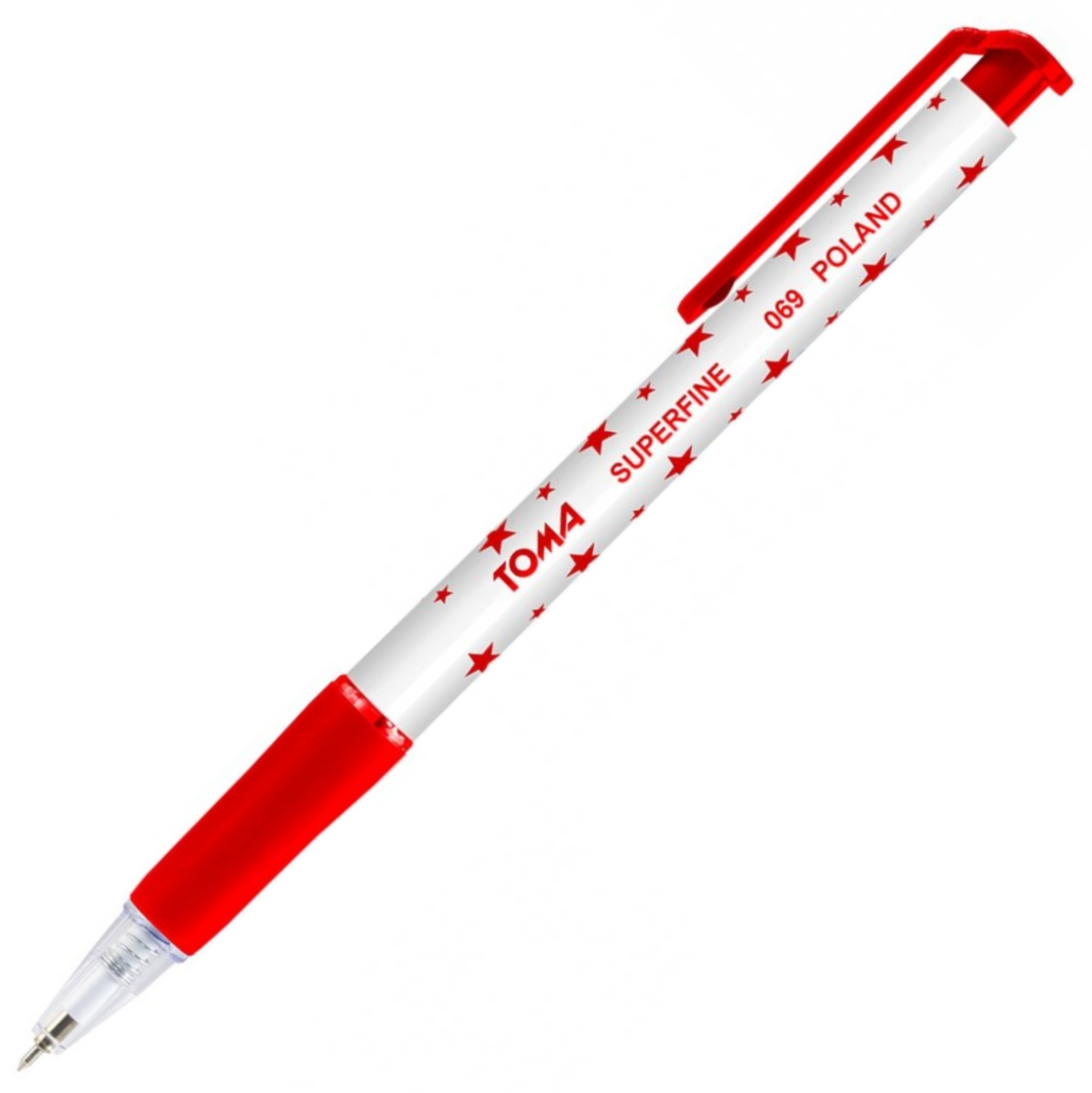 Długopis reynolds Toma to-69 czerwony | biuroweokazje.pl | Zamów wygodnie!