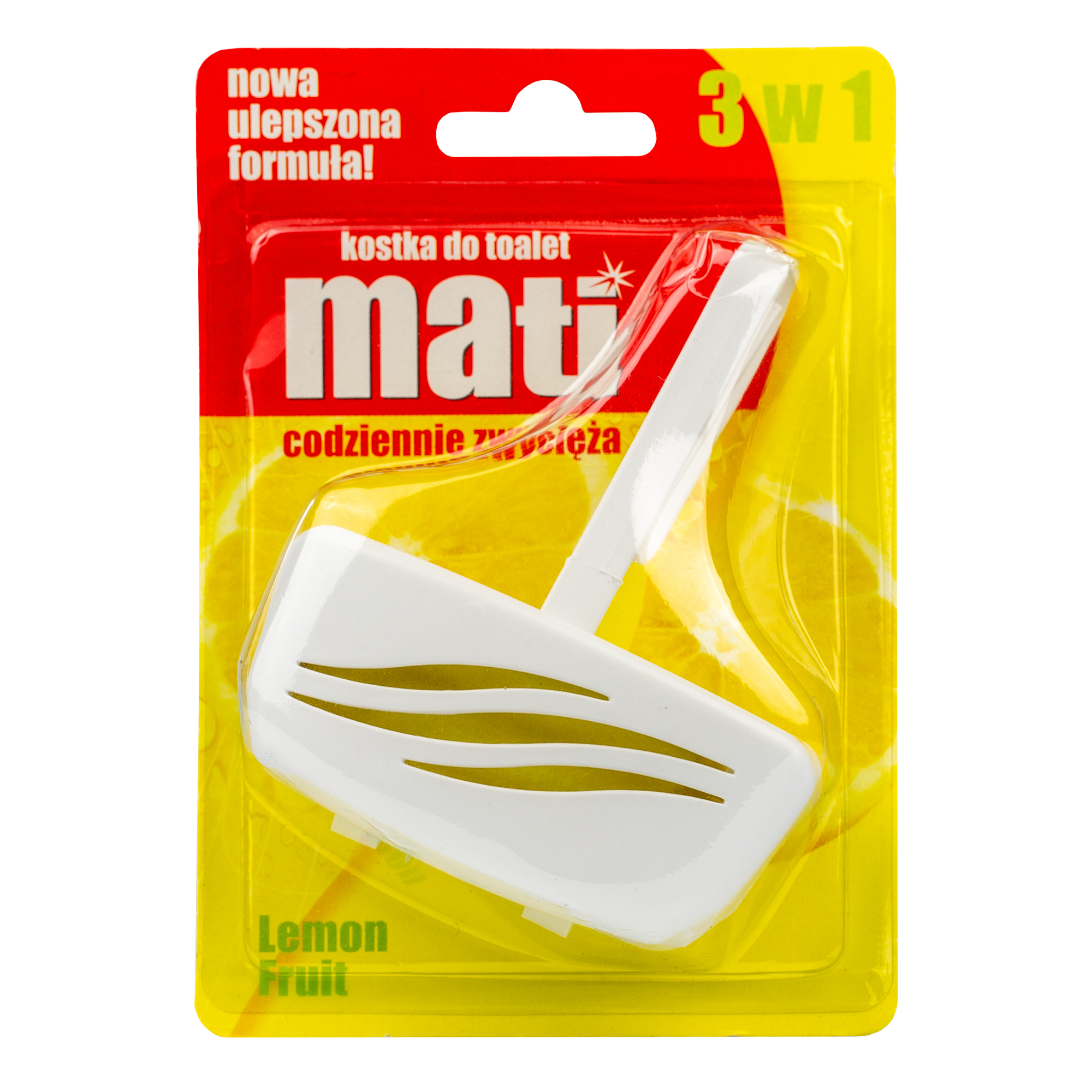 Kostka do wc mati cytrus 40 g do biura | biuroweokazje.pl | Zamów rozsądnie!