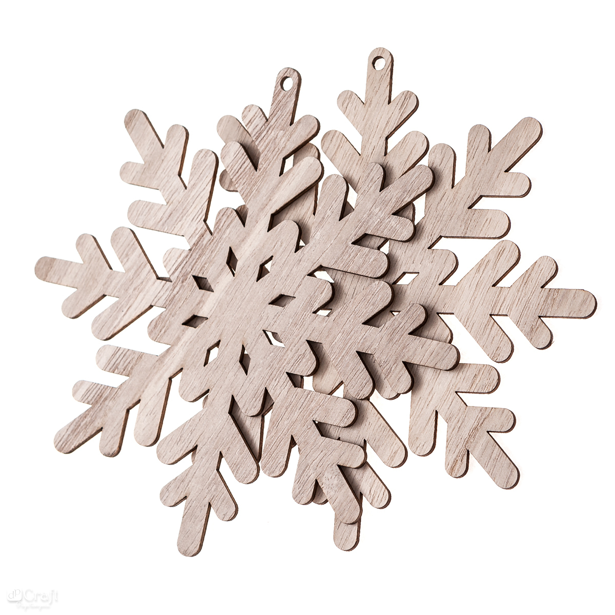 Baza drewniana - śnieżynki, 15 cm, 2 szt. | biuroweokazje.pl | Postaw na sprawdzone rozwiązanie