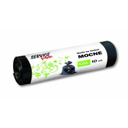 Worki na śmieci mocne ldpe 120 l zestaw 10 sztuk | biuroweokazje.pl | Zamów szybko!