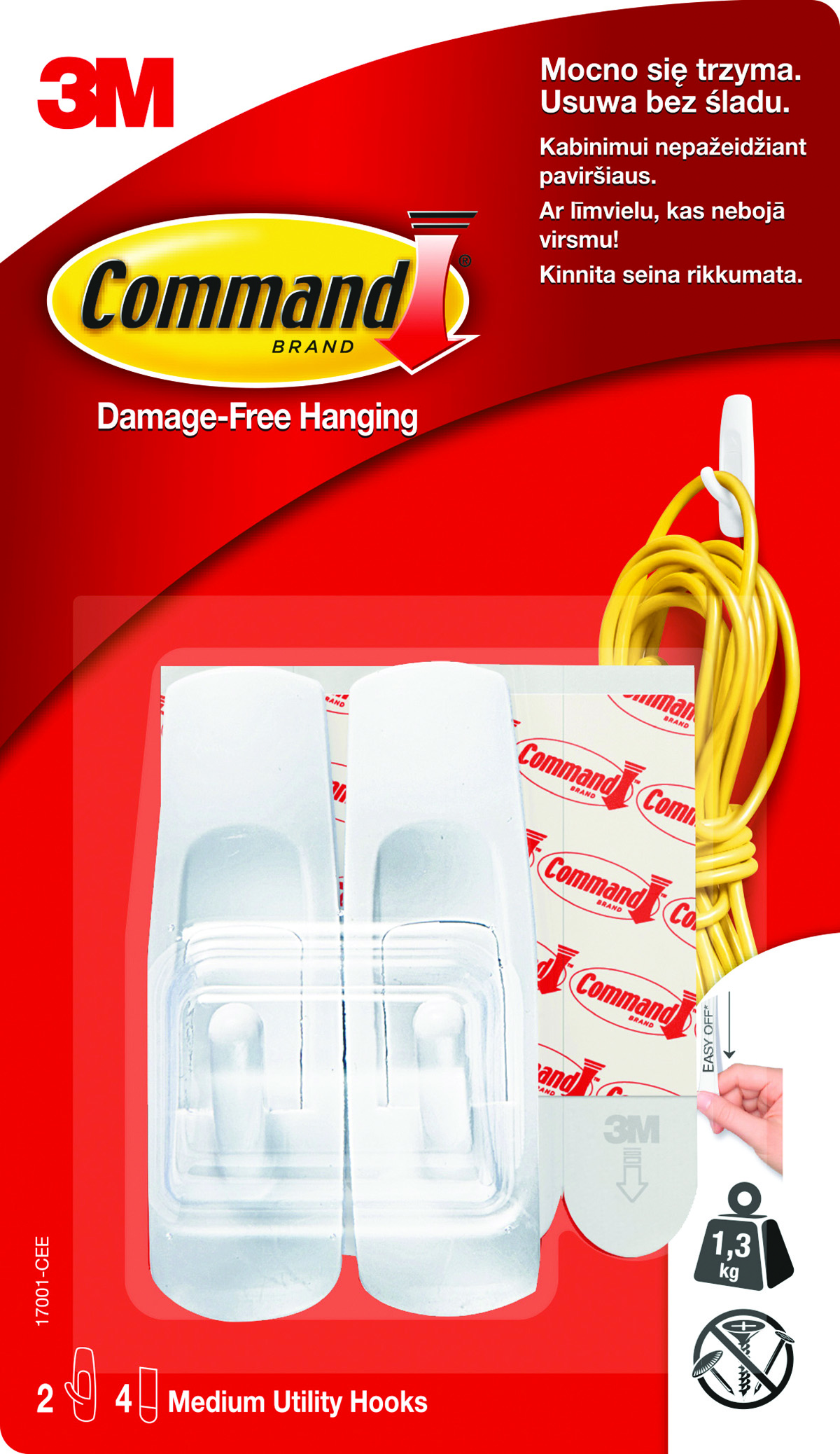 Command haczyki wielokrotnego uzytku srednie | biuroweokazje.pl | Zamów już dziś