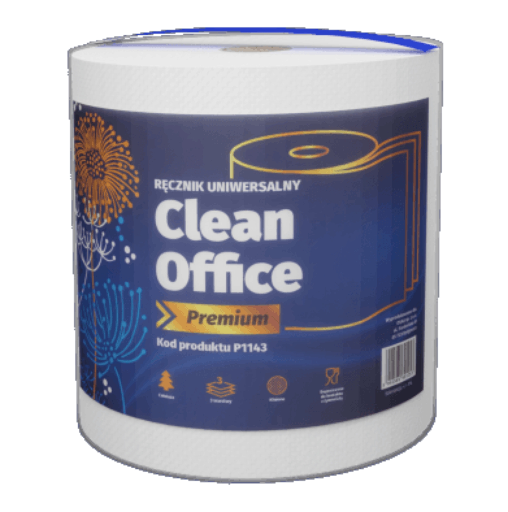Ręcznik uniwersalny Clean Office premium 3-warstwowy | biuroweokazje.pl | Kliknij i kup!