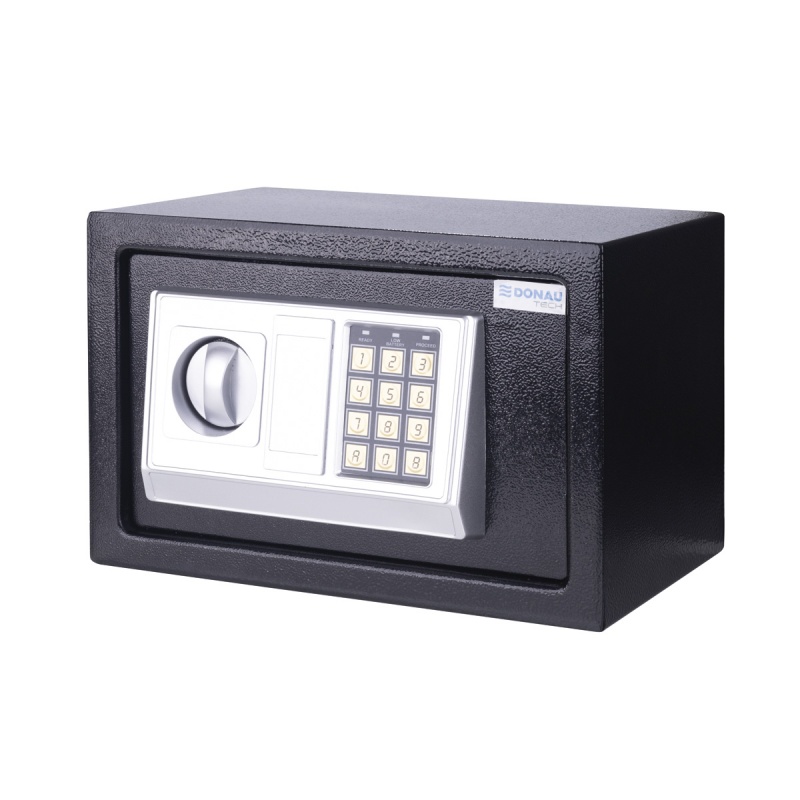 Sejf manualno-cyfrowy DONAU TECH, 310x200x200 mm, | biuroweokazje.pl | Zyskaj komfort wyboru