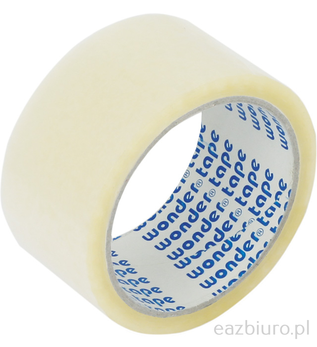 Taśma pakowa wonder® 48 mm x 50 m przezroczysta | biuroweokazje.pl | Zamów natychmiast!