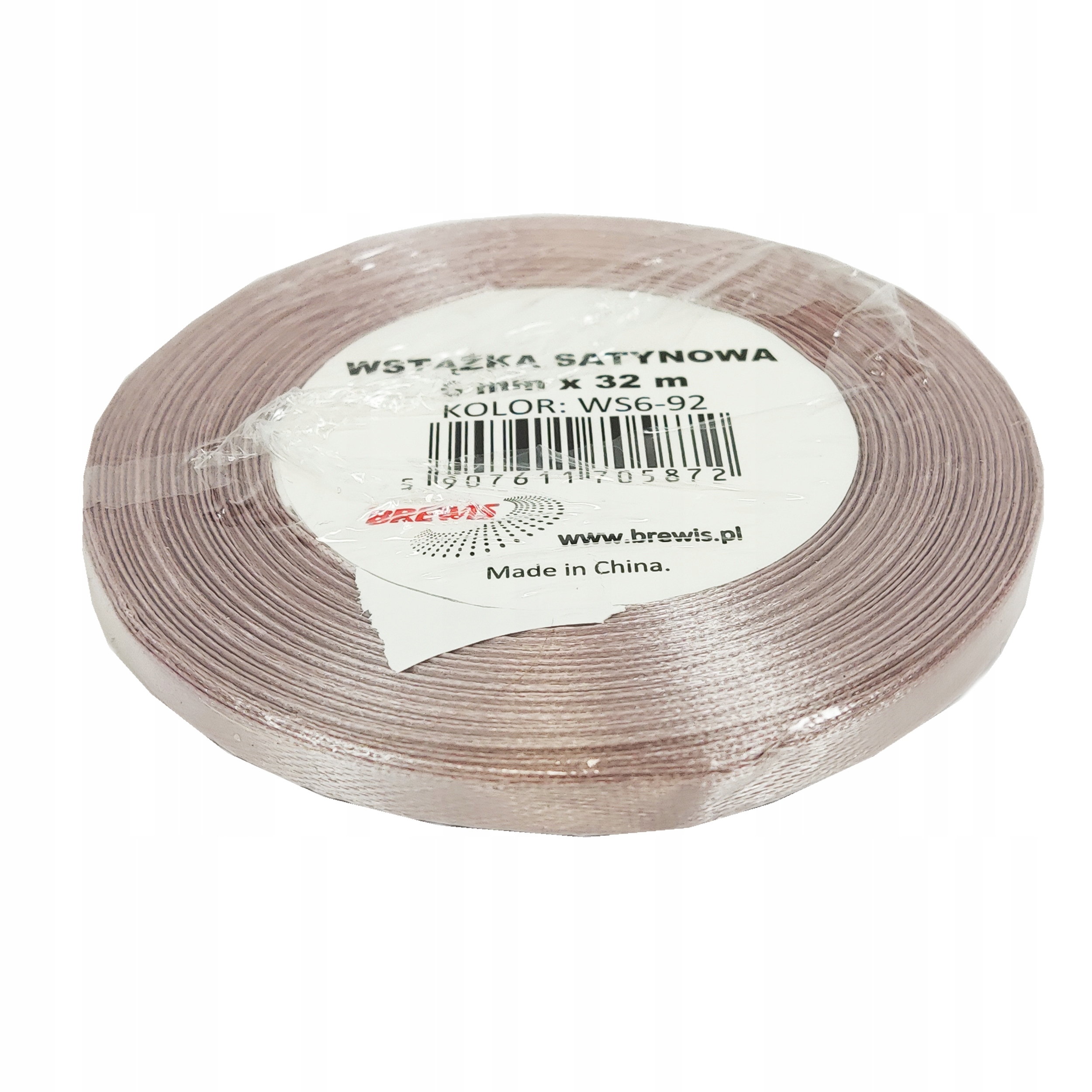 Wstążka satynowa 6mmx32 m pudrowy róż | biuroweokazje.pl | Wybierz najlepsze!