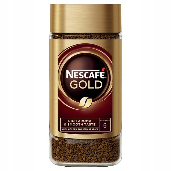 Kawa Nescafe gold, rozpuszczalna, 200 g | biuroweokazje.pl | Zyskaj więcej!