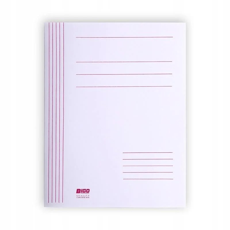 Skoroszyt tekturowy Bigo zwykły bez fałdy 1 1 | biuroweokazje.pl | Kup skutecznie!