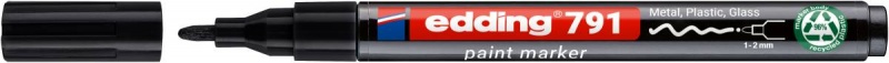 Marker olejowy e-791 EDDING, PCR, czarny | biuroweokazje.pl | Wybierz najlepsze!