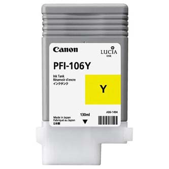 Canon oryginalny ink / tusz pfi106y, yellow, 130 | biuroweokazje.pl | Skorzystaj z naszej oferty