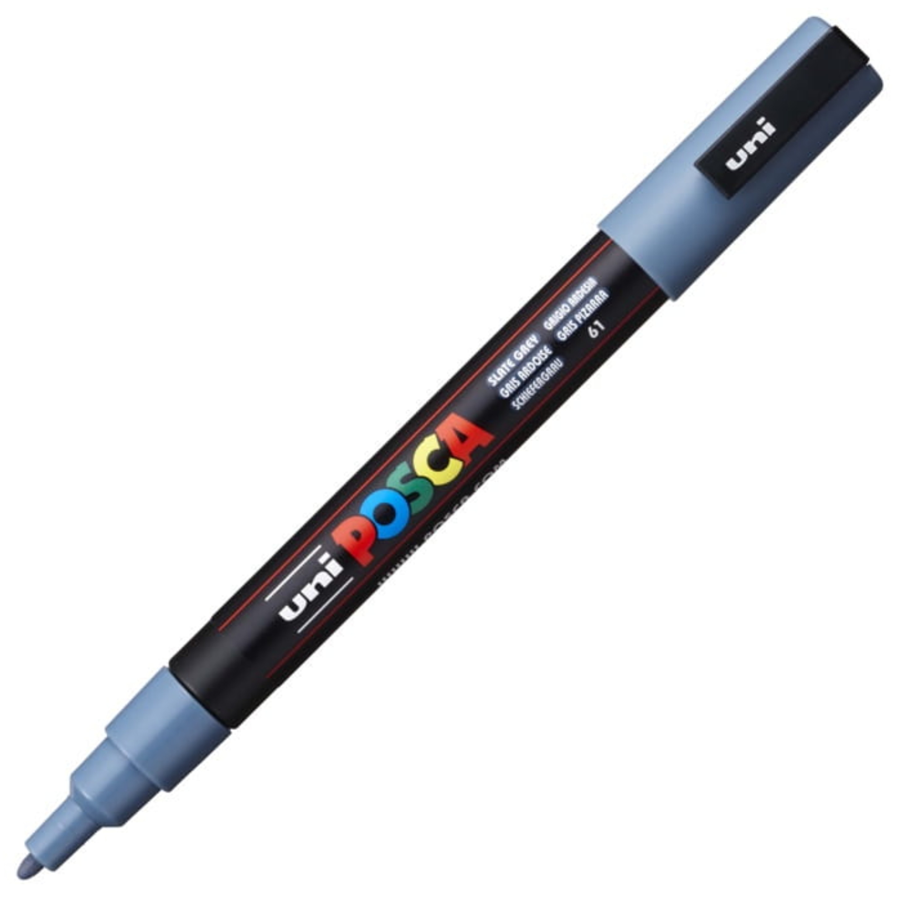 Pc-3 m ciemno-szary marker posca uni | biuroweokazje.pl | Kup online!