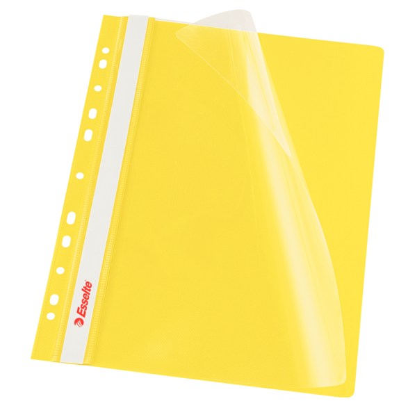 Skoroszyt wpinany Esselte żółty vivida zestaw 10 sztuk | biuroweokazje.pl | Zamów z gwarancją!