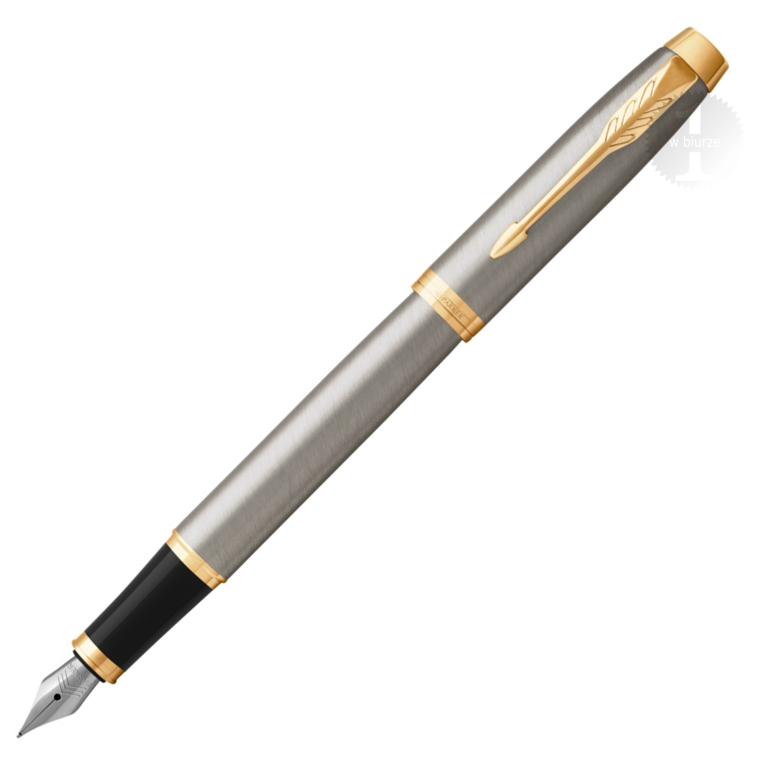 Parker pióro IM Brushed Metal GT M | biuroweokazje.pl | Sprawdź naszą propozycję