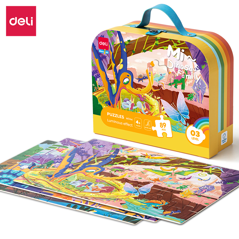 Puzzle Deli EH744 w walizce 89 elementów | biuroweokazje.pl | Zamów online!