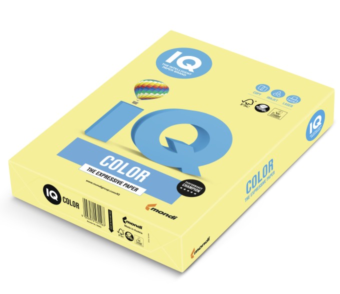 Papier ksero iq color A4 cytrynowy zg34 | biuroweokazje.pl | Kup już teraz!