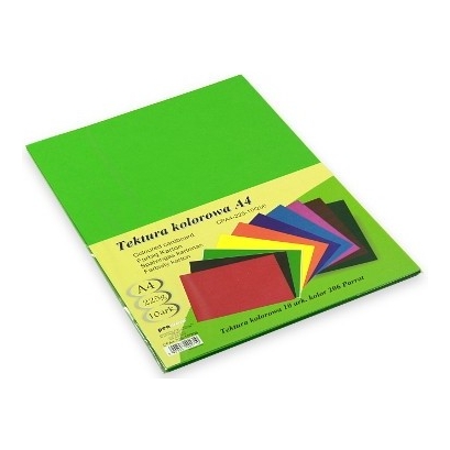 Brystol/tektura kol. A4 206 zielona 10ark | biuroweokazje.pl | Skorzystaj z topowej oferty