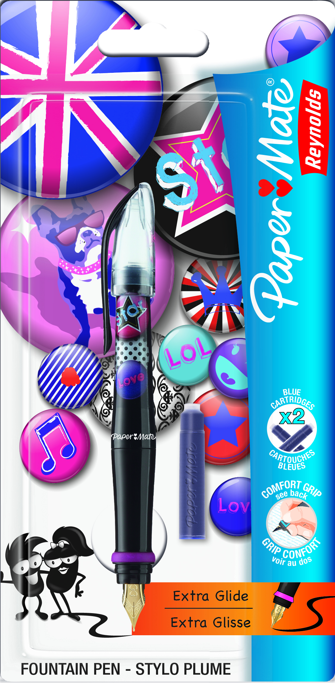 Pióro wieczne na naboje papermate dark girl | biuroweokazje.pl | Kliknij i kup!