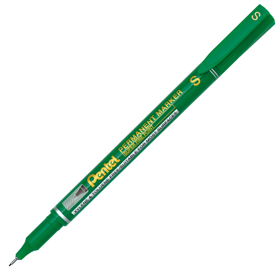 Foliopis Pentel NFS410 z supercienką końcówką zielony | biuroweokazje.pl | Kup online!