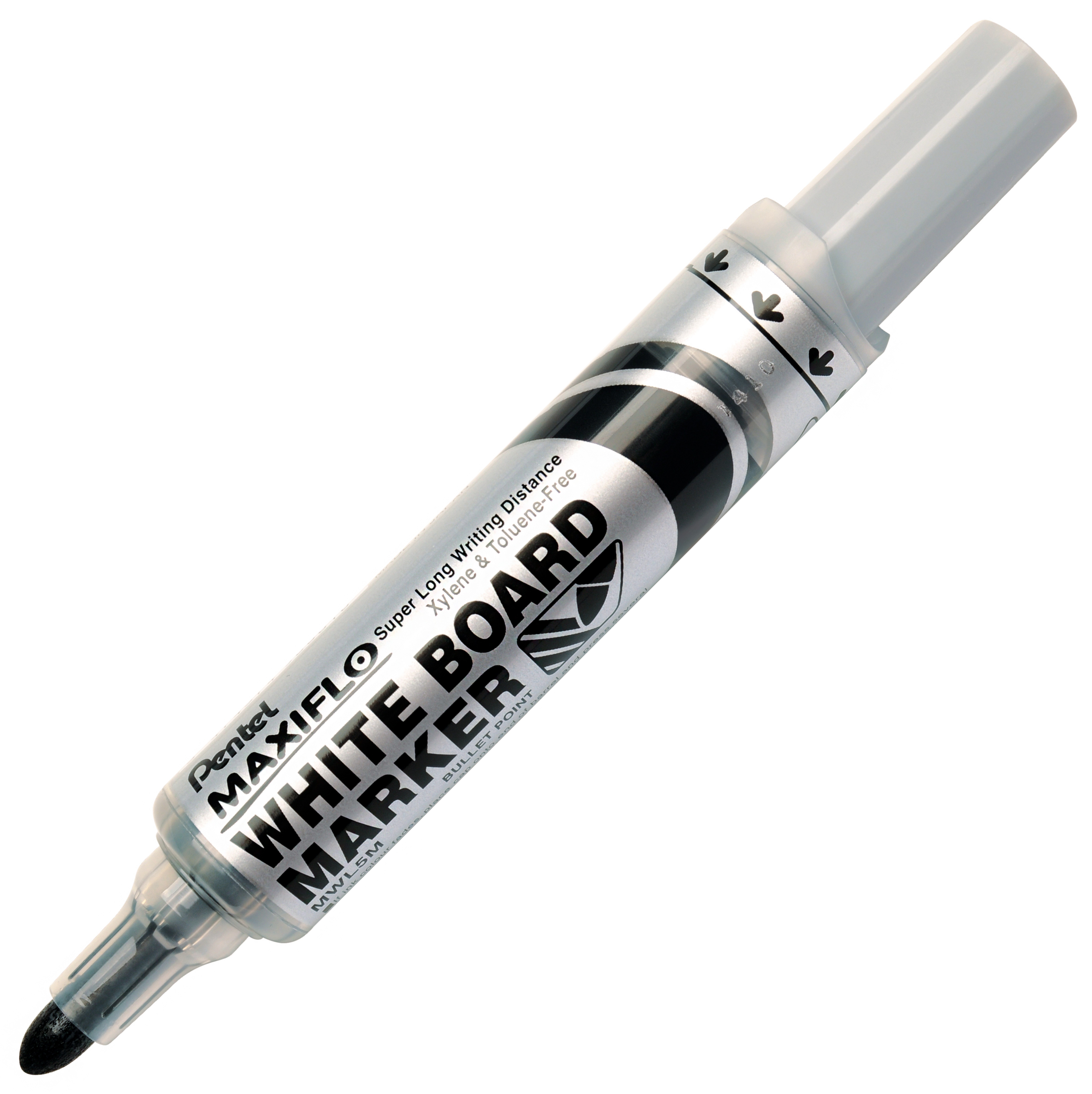 Marker do tablic suchościeralnych Pentel maxiflo mwl5 m czarny | biuroweokazje.pl | Kup wygodnie!
