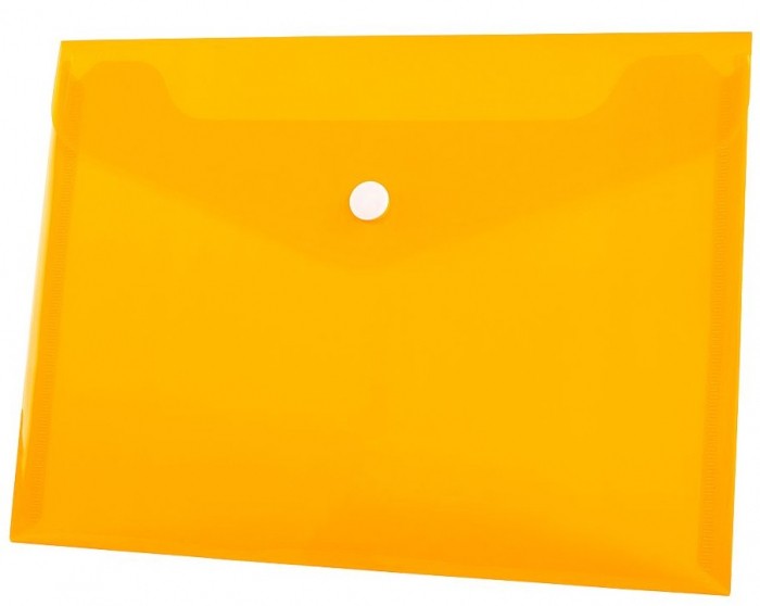 Koperta pp na zatrzask A4 pomarańczowa Tetis | biuroweokazje.pl | Dodaj do koszyka!