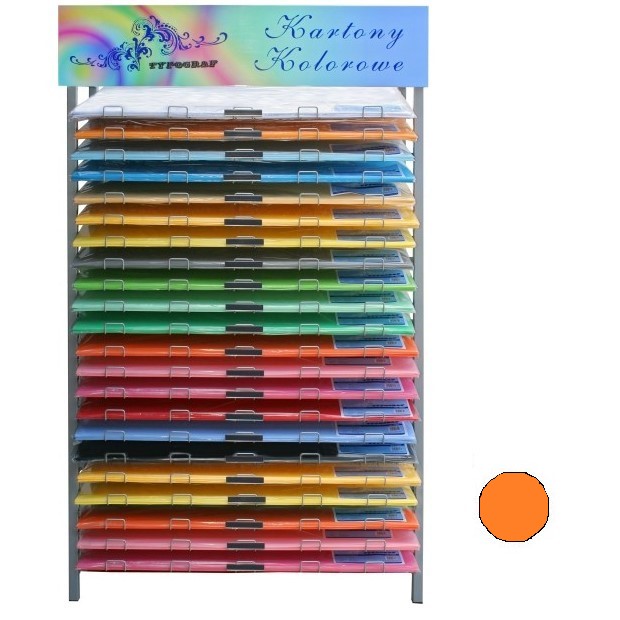 Karton kolorowy Typograf B1 240 g/m2 pomarańczowy | biuroweokazje.pl | Sprawdź cenę!