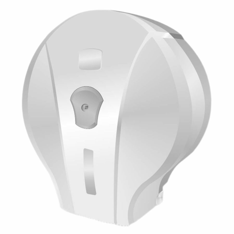 Dozownik papieru toaletowego jumbo biały | biuroweokazje.pl | Kup w promocji!