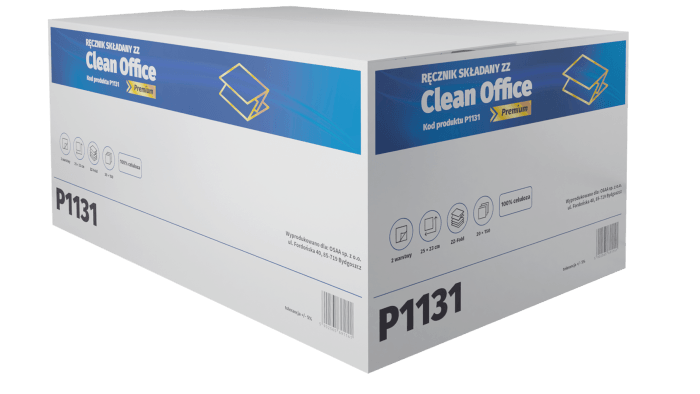 Ręcznik zz p1131 premium Clean office 3000 listków zestaw 20 sztuk. | biuroweokazje.pl | Działaj teraz!