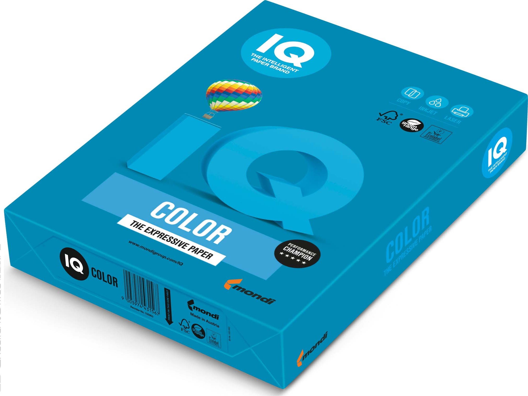 Papier ksero iq kolor A4 granat d B49 | biuroweokazje.pl | Kup bez ryzyka!