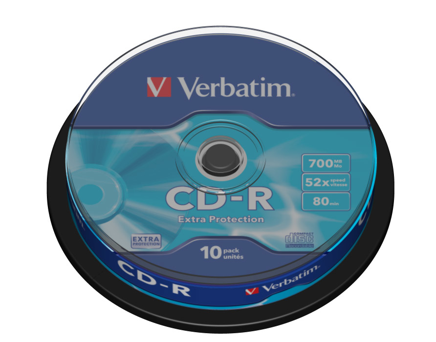 Płyta cd-r Verbatim 700mb cake 10 | biuroweokazje.pl | Nie przegap!