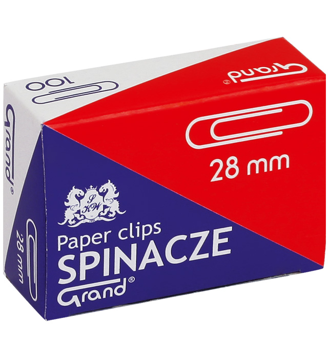 Spinacze 28 mm okragłe Grand do biura | biuroweokazje.pl | Zamów wygodnie!
