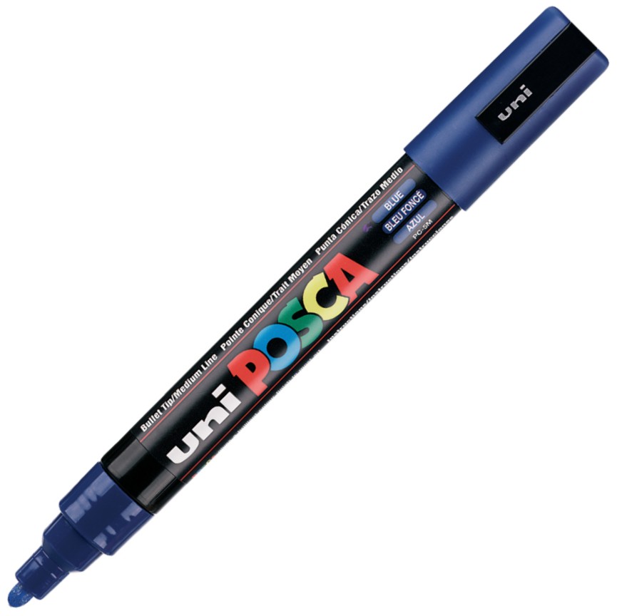 Pc-5 m niebieski marker posca uni | biuroweokazje.pl | Działaj teraz!
