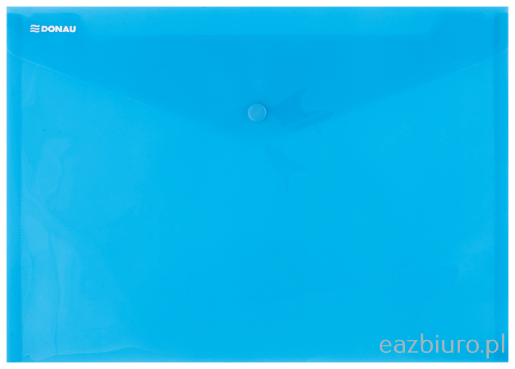 Teczka kopertowa A4 Donau niebieska | biuroweokazje.pl | Wybierz i kup!