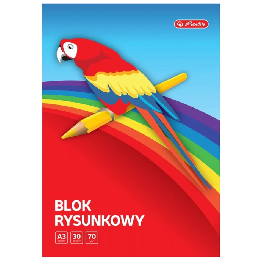 Blok rysunkowy A3 30k 70g biały Herlitz | biuroweokazje.pl | Wybierz najlepszą opcję