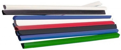 Grzbiety wsuwane czarne 15 mm Opus OSLIDE zestaw 50 sztuk | biuroweokazje.pl | Kup pewnie!