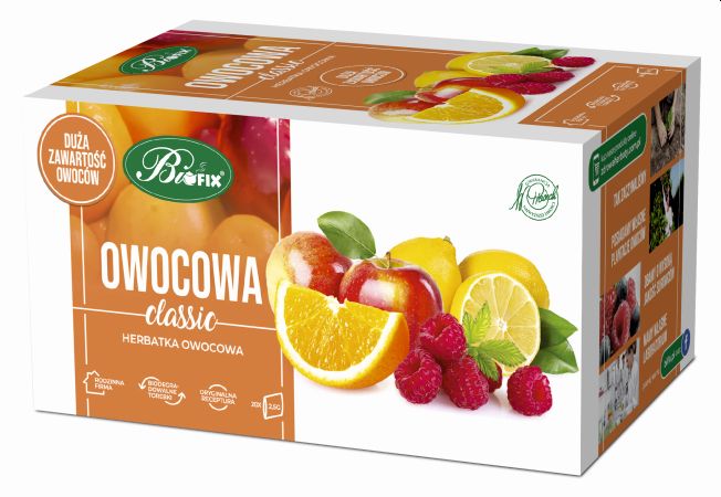 Herbata bifix owocowa zestaw 20 sztuk | biuroweokazje.pl | Wybierz najlepsze!