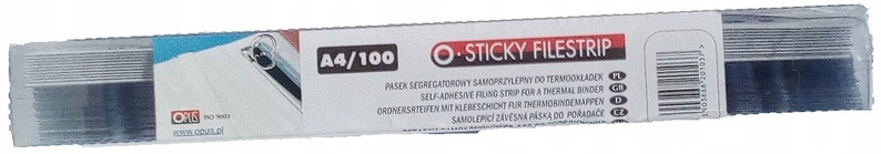 Grzbiety samoprzylepne paski zestaw 100 sztuk Opus | biuroweokazje.pl | Weź najlepsze!