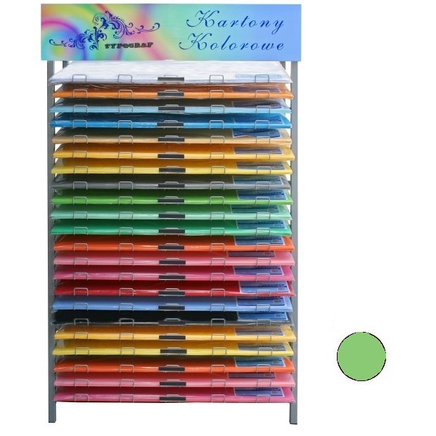 Karton kolorowy Typograf B1 230 g/m2 jasny zielony | biuroweokazje.pl | Zamów od ręki!