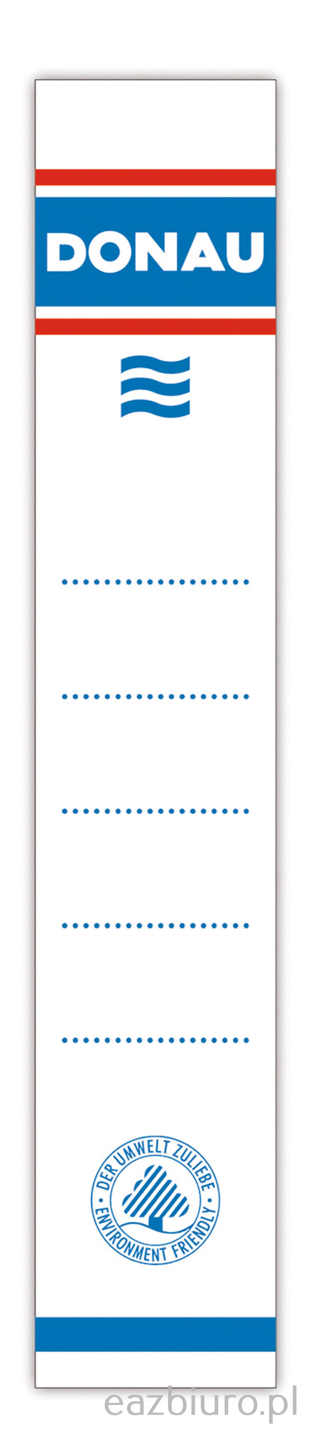 Etykiety samoprzylepne na segregator Donau zestaw 20 sztuk | biuroweokazje.pl | Kup taniej!