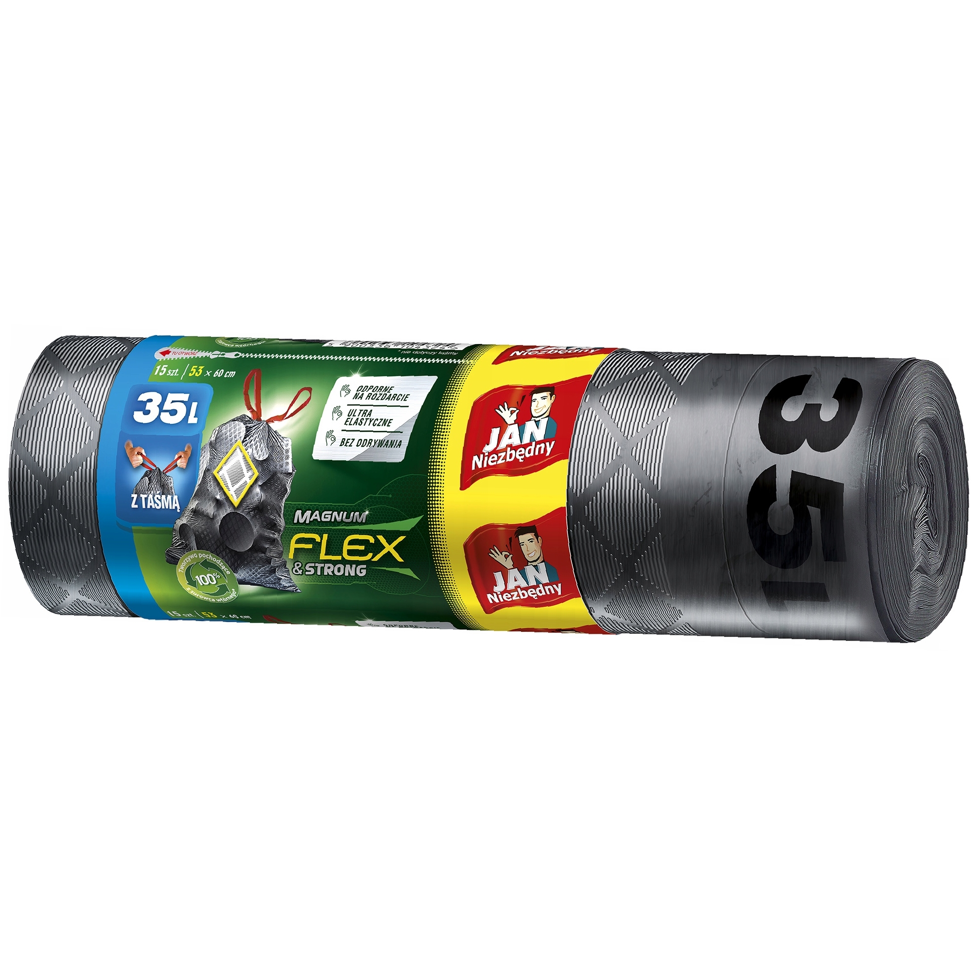 Worki ld Jan Niezbędny magnum flex 35 l zestaw 15 sztuk. | biuroweokazje.pl | Zamów korzystnie!