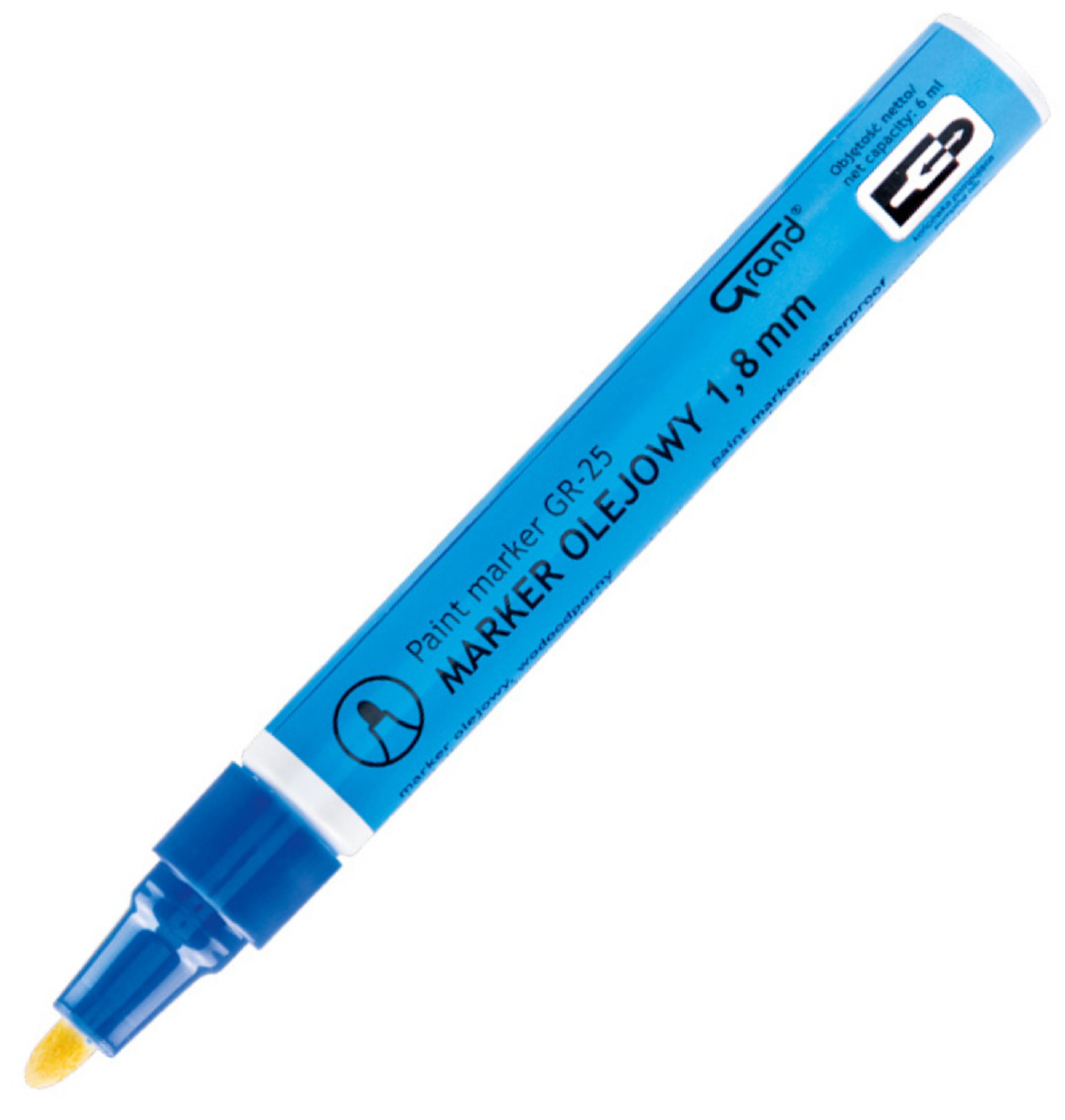 Marker olejowy gr-25 niebieski | biuroweokazje.pl | Kup teraz!