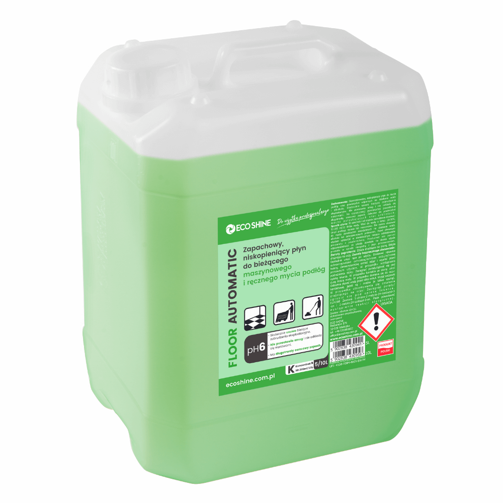 Eco Shine floor automatic 10 l płyn do mycia podłóg | biuroweokazje.pl | Kup wygodnie!