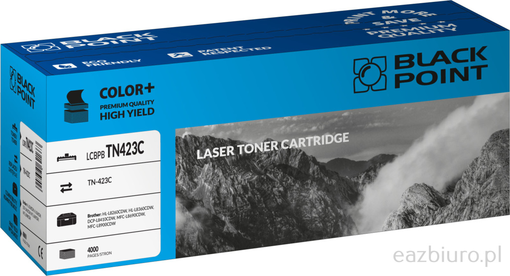 Toner Black Point Brother tn-423c - lc Black Pointbtn423c | biuroweokazje.pl | Zamów korzystnie!
