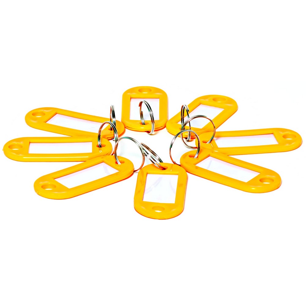 Breloczek do kluczy /10szt/ żółty | biuroweokazje.pl | Skorzystaj z topowej oferty