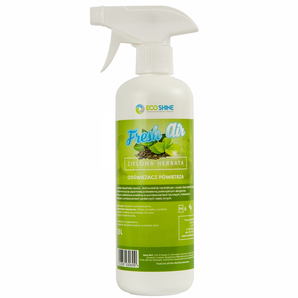 Eco Shine fresh air odświeżacz powietrza 0,5 l - zielona herbata | biuroweokazje.pl | Zamów teraz!