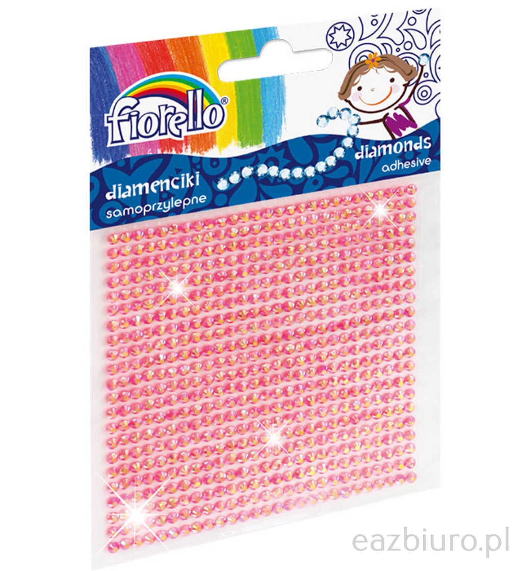 Diamenciki samoprzylepne Fiorello gr- ds04 różowe małe | biuroweokazje.pl | Zamów bez zwłoki!