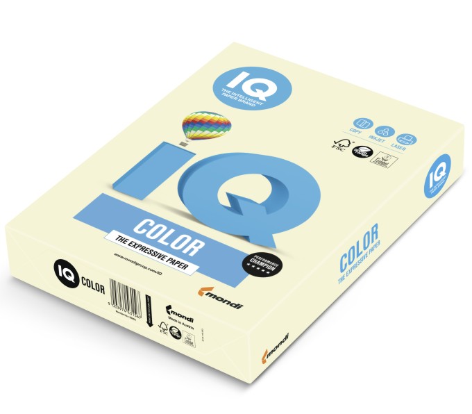 Papier ksero iq color A4 waniliowy be66 | biuroweokazje.pl | Kup taniej!