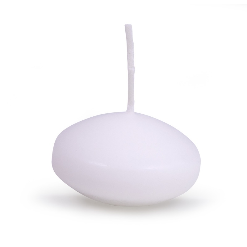 Świeca pływająca pastylka DONAU HOME, 48 x 28 mm, zestaw 12 sztuk., biała | biuroweokazje.pl | Kup wyjątkowo!